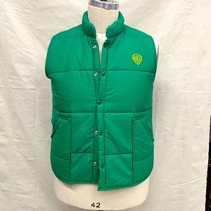 Vintage puffer vest Warner Bros. Logo L